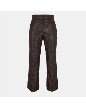 Fendi Weather Resistant Tailored Fit Ski Trousers - Grey