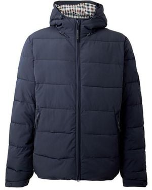 Aquascutum Aquact Check Hd Puf Sn64 - Blue