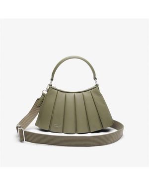 Lacoste Small Lenglen Leather Bag - Green