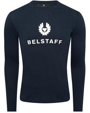 Belstaff Mariola Long Sleeve T-Shirt - Blue