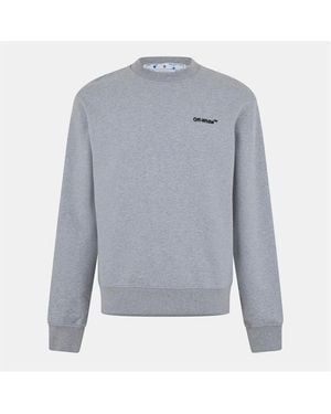 Off-White c/o Virgil Abloh Off Slim Crew - Grey