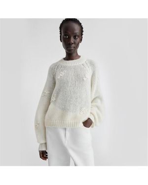 Axel Arigato Greys Embroidered Jumper - White