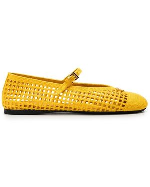 Prada Crochet Ballet Ld61 - Yellow