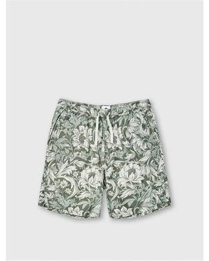 Pretty Green Fleece Shorts - White