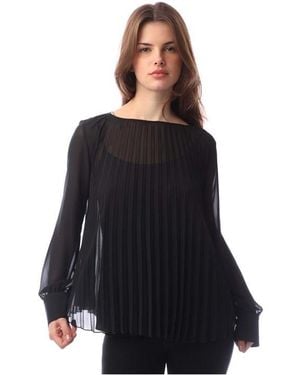 BOSS Ipuna Long Sleeve Blouse - Black