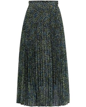 BOSS Printed Plisse Skirt - Green