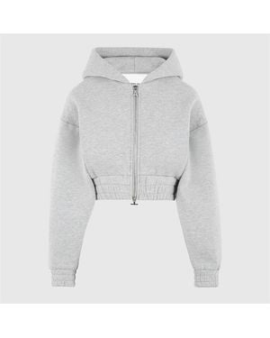 Manière De Voir Joasiane Relaxed Zip Through Hoodie - Grey