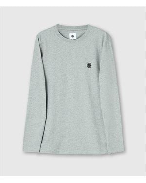 Pretty Green Pretty Pg Mitchell Ls Ts - Grey