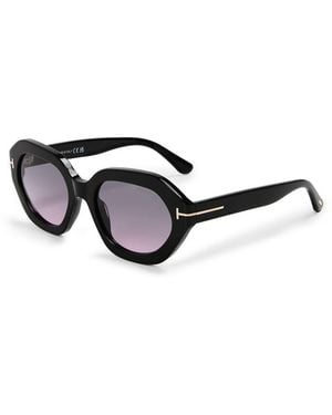 Tom Ford Hexagon Sunglasses - Black