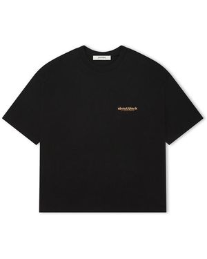 About Blank Oversized Fit T-Shirt - Black