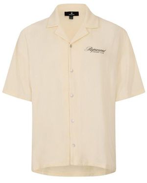 Represent Patterned Short Sleeve Shirt - Natural