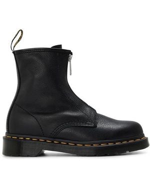 Dr. Martens Zipped Flat Ankle Boots - Black