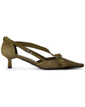 Prada Stiletto Court Shoes - Green