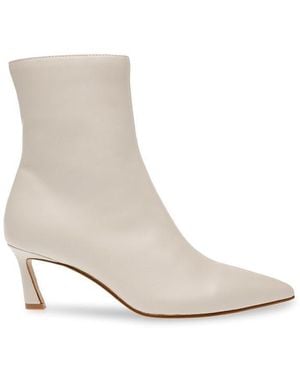 Steve Madden Lulah Heeled Ankle Boots - White
