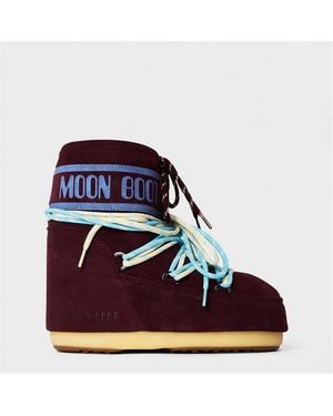 Moon Boot Icon Low Laces Snow Boots - Blue