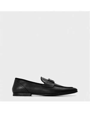 Dolce & Gabbana Logo Loafers - Black