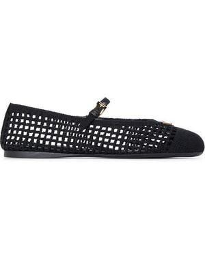 Loewe Petal Brush Sandals 40 - Black