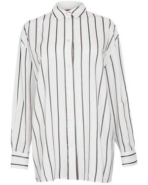 Gucci Long Sleeve Plain Shirt - White