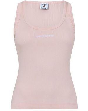 CASABLANCA Casa Rib Tank Ld63 - Pink