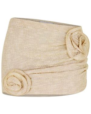 Magda Butrym Skirt 02 Mini - Natural