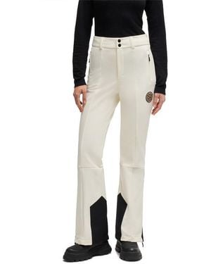 BOSS Stretch Straight Leg Trousers - Black