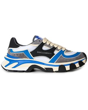 Dolce & Gabbana Color-Block Chunky Dad Trainers - Blue