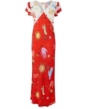 Never Fully Dressed Long Maxi Dress - Red