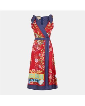 Gucci Long Maxi Dress - Red