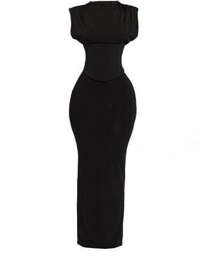 Mars the Label Sandra Maxi Long Dress - Black