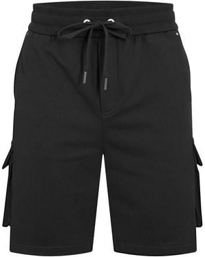 Moose Knuckles Fleece Jogger Shorts - Black