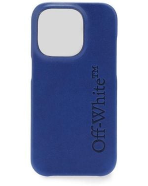 Off-White c/o Virgil Abloh Iphone Phone Case - Blue
