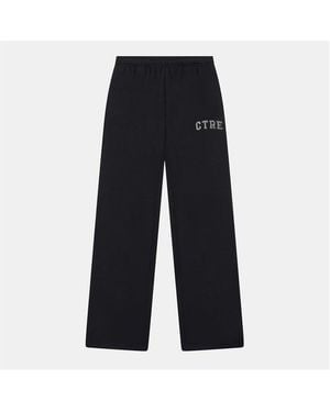 The Couture Club Ctre Straight Leg Knitted Joggers - Black