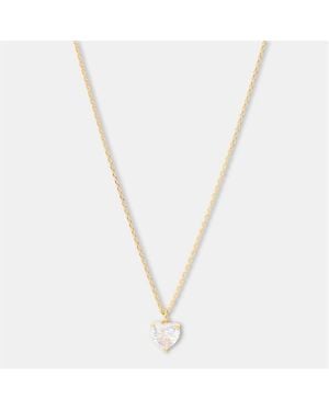 Kate Spade Ks Heart Pendant Ld54 - Metallic