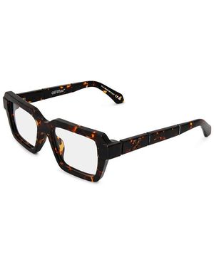 Off-White c/o Virgil Abloh 8U Round Acetate Sunglasses - Black