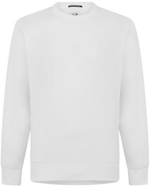 CP COMPANY METROPOLIS Logo Sweatshirt - White