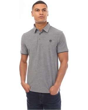 Timberland Baboosic Brook Oxford Polo Shirt - Grey