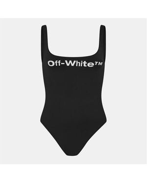 Off-White c/o Virgil Abloh Scoop Neck Swimsuit - Black