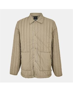 Rains Banja Liner Overshirt - Natural
