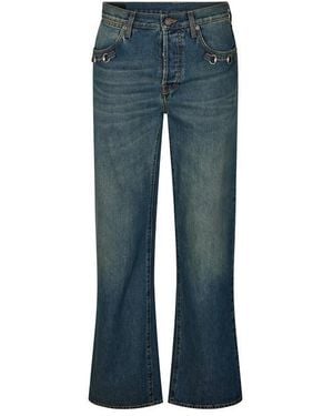 Gucci Straight Leg Jeans - Blue