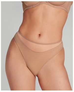 Agent Provocateur Lucky High Leg Brief - Natural