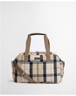 Barbour Wetherham Quilted Holdall Bag - Blue