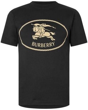 Burberry Burb Seth Stamp T-Shirt - Black