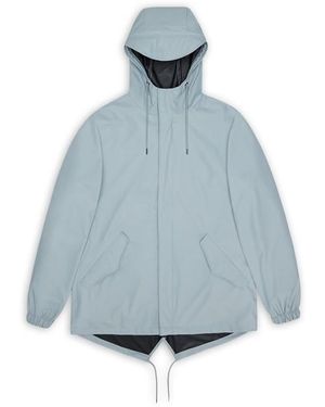 Rains Fishtail Waterproof Jacket - Blue