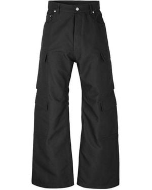 Rick Owens Geth Cargo Trousers - Blue