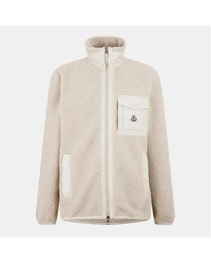 Moncler Full Zip Fleece - White