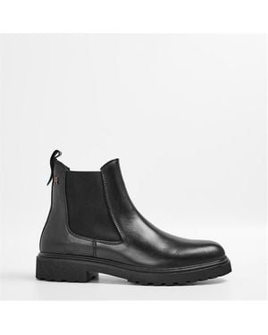 Tommy Hilfiger Pull-On Elastic Side Panel Chelsea Boots - Black