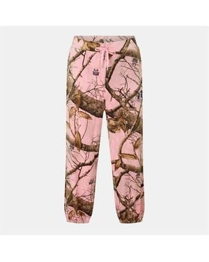 Pleasures X Juicy Couture Realtree Velour Track Trousers - Pink
