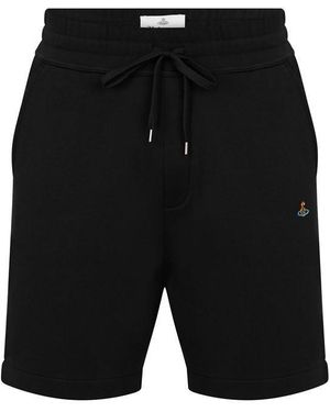Vivienne Westwood Embroidered Orb Shorts - Black