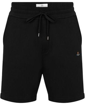 Vivienne Westwood Embroidered Orb Shorts - Black