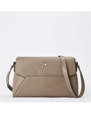 Montblanc Mb Double Cross Body Bag - Brown